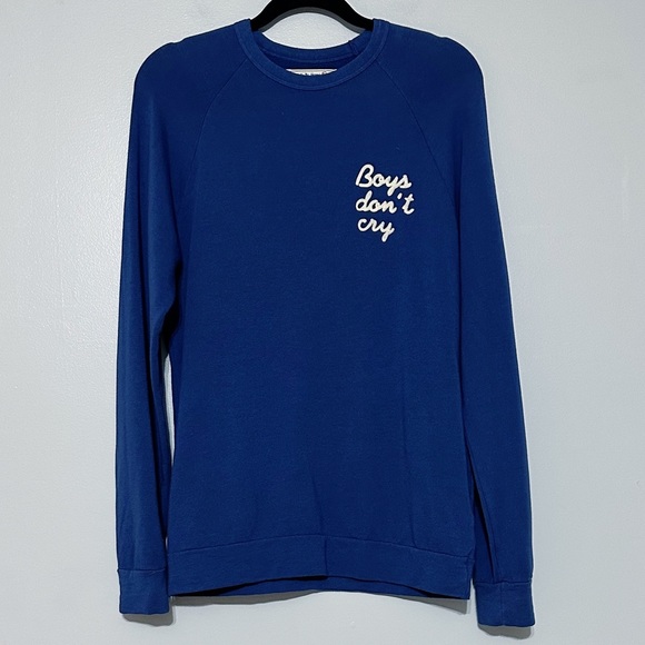 Sandrine Rose Tops - Sandrine Rose Boys Don't Cry‎ Sweatshirt